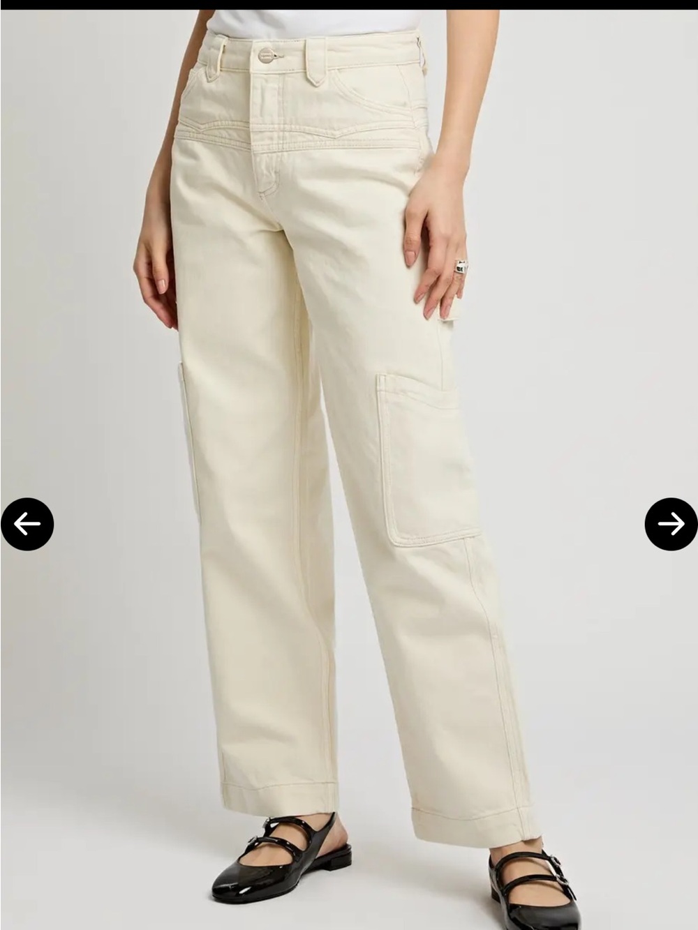 Drew Straight Leg Cargo Jean Sz 12